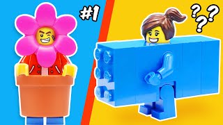 Custom Cursed Minifigures in LEGO Level 1 to Level 100  FUNZ Bricks [upl. by Ainav]