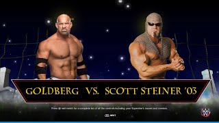 WWE 2K23 GOLDBERG VS SCOTT STEINER [upl. by Livingston249]