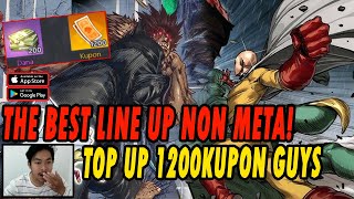 🔥🔥TOP UP 1200KUPON amp LINE UP TERBAIK NON META BISA BANTAI UR GOUKETSU ONE PUNCH MAN The Strongest [upl. by Helli]