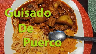 Guisado De Puerco Asado Rojo [upl. by Macy723]