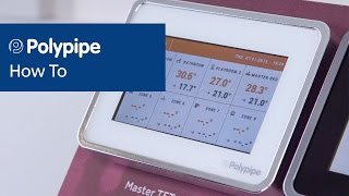 Smart Plus Controls  Master TFT Thermostat  Polypipe Underfloor Heating [upl. by Mutua]