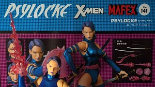 Marvel Mafex No141 Psylocke Figure Review [upl. by Adna]