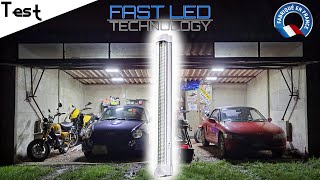 JAI INSTALLÉ DES NÉONS DANS UN GARAGE SANS ÉLECTRICITÉ et sans outils 💡 quotFast LED Technologyquot [upl. by Linet]