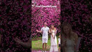 32” Confetti Cannons Fun Gender Reveal Idea for 2023  PoofThereItIscom [upl. by Aihcrop656]