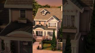 suburban family home  sims 4 stop motion build 🏡 thesims4 [upl. by Wallas283]