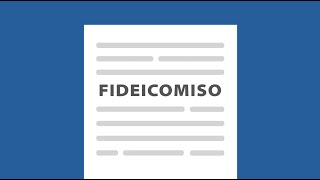 ¿Qué es el fideicomiso [upl. by Anala]