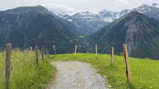 Meine Wanderung von Braunwald zum Bahnhof Linthal 08062024 [upl. by Einnej]