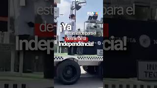 México  Militares se encuentran listos para presentarse en el desfile de la Independencia 🇲🇽 [upl. by Erdied]