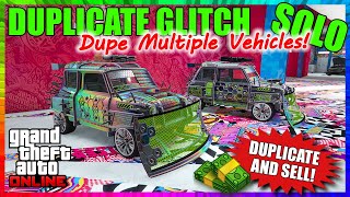 Car Duplicate Glitch Solo Easy Tutorial How To Dupe Your Cars  GTA 5 Online [upl. by Eannej541]