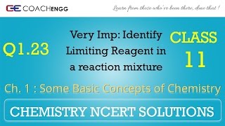 Some Basic Concepts of Chemistry Q123 Chapter 1 NCERT solutions CHEMISTRY Class 11 [upl. by Nettie]