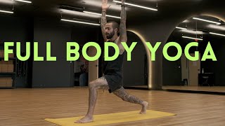 30 Min Full Body Yoga Practice Strong amp Open with Ben Kalra [upl. by Alleacim]