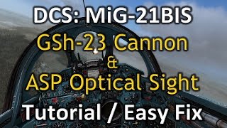 DCS MiG 21BIS  Make the most out of the ASP Optical Sight and Sapphire Radar [upl. by Sidran]