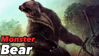 Biggest Prehistoric Bear That Ever Lived  Shortfaced Bear [upl. by Sahcnip]