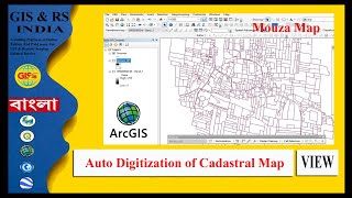 Automatic Digitization of a cadastral map using ArcMap [upl. by Htor]