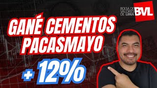 ¡12 de rentabilidad en Cementos Pacasmayo [upl. by Enimisaj]