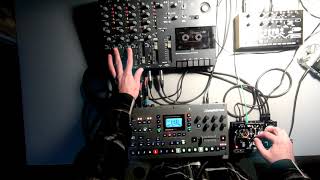 Vovtornic noise jam with Octatrack SoftPop Thyme Tascam414 [upl. by Eerb]