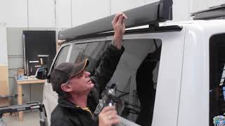 Installing a Thule Awning on a VW T6 fitted with a Reimo Multirail [upl. by Georgetta]