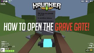 Krunker How To Open The Alien Gate In Littletown [upl. by Eendys143]