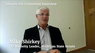 Shirkey to 16 Committee People wanting election overturned believed things that were untrue [upl. by Alilahk]