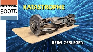 Eine Katastrophe beim Zerlegen der Hinterachse Mercedes W124 [upl. by Leafar]