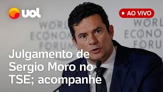 Sergio Moro julgamento ao vivo no TSE analisa recursos que pedem cassação do senador assista [upl. by Novj]