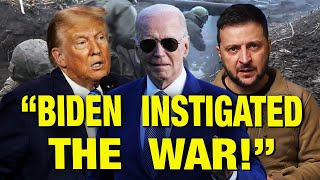 Trump Blames Biden amp Zelensky For Ukraine War [upl. by Ogdan]