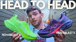 ASICS Novablast 5 vs 4  Should I Upgrade [upl. by Poppas894]