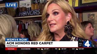 Trisha Yearwood talks new house more episodes of cooking show and being honored at ACM Honors [upl. by Annwahsal]