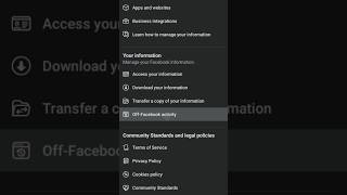 How to disable off activity  Off Facebook activity [upl. by Elberta]