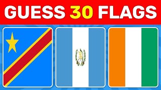 Guess 30 flags in 3 seconds [upl. by Lemert683]