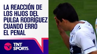 La REACCIÓN de los HIJOS del PULGA RODRÍGUEZ cuando ERRÓ el PENAL 😖 [upl. by Salim]