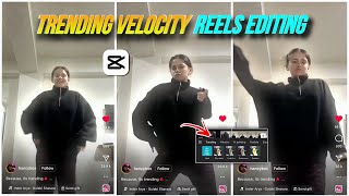 Instagram Viral Velocity Reels Tutorial  Velocity Edit Tutorial Capcut  Video Editing [upl. by Na]