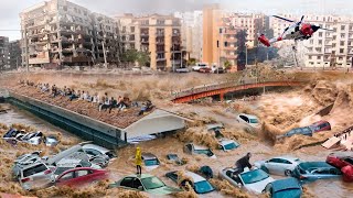 Malaga Spain Evacuated NOW Cities amp Towns UNDERWATER Cars Swept Away People Trapped [upl. by Gillead]