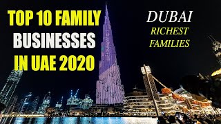 Dubai’s richest  Top 10 family companies in UAE 2020 [upl. by Andreana]