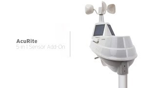 AcuRite 5in1 Sensor Pro AddOn with Dual Solar Panels 5N1DSSA [upl. by Eicnahc]