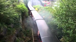 Stream Train at Trago Mills Newton Abbot [upl. by Tab568]