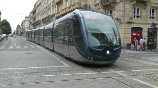 Bordeaux Alstom Citadis 402  Hôtel de Ville Lignes A et B [upl. by Aihselef]