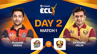 ECL  Match 3  Punjab Veers vs Dynamic Delhi  Harsh Beniwal vs Sonu Sharma [upl. by Noivad]