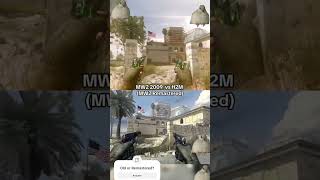 MW2 H2M Remastered Comparison H2M mw2 COD callofduty beforeandafter Mods [upl. by Waneta]