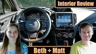 2022 Subaru Forester Interior Review Beth  Matt [upl. by Willa644]