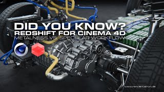 Did You Know Redshift for Cinema 4D Metalness vs Specular Workflow [upl. by Arty]