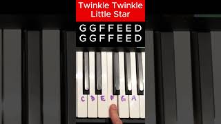 Twinkle Twinkle Little Star Piano Tutorial piano tutorial [upl. by Ybrek]