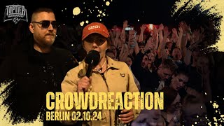 Crowdreaction mit Chaarlz amp Rako  Toptier Takeover  021024 Berlin Lido [upl. by Delcine329]