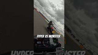 Hyper vs Monster trackday [upl. by Nylekoorb643]