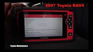 Toyota RAV4 Check Engine VSC 4WD Light ON [upl. by Husch]