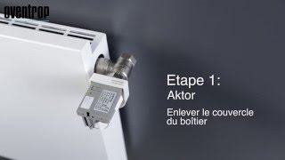 Oventrop Thermostat radio RTronic  Mis en service rapide français [upl. by Notsek]