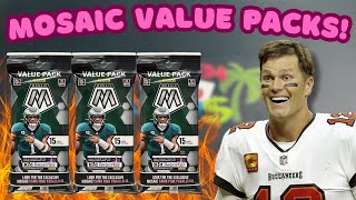 PULLING A 1K CARD FROM A 14 PACK 2023 Mosaic Football Value Pack Review [upl. by Nine]