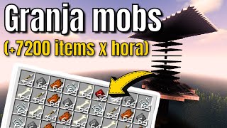 ¿CÓMO hacer una GRANJA DE MOBS La mejor para tu survival – 121 BEDROCK amp JAVA [upl. by Avuha]