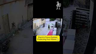 Electric Fence CCTV Recording knightautomationservices pakistan india uae usa protect foryou [upl. by Holton]