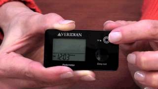 Veridian Pedometer 19005 Instructions [upl. by Suired]